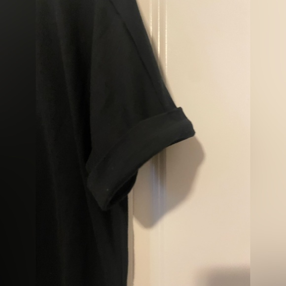 New Directions Studio- Black Tee Shirt Dress Size Medium - Picture 3 of 4